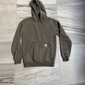Carhartt Olive-Style Pullover Hoodie in Army Green